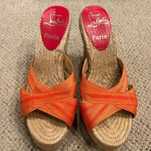Louboutin espadrille wedge Shoes